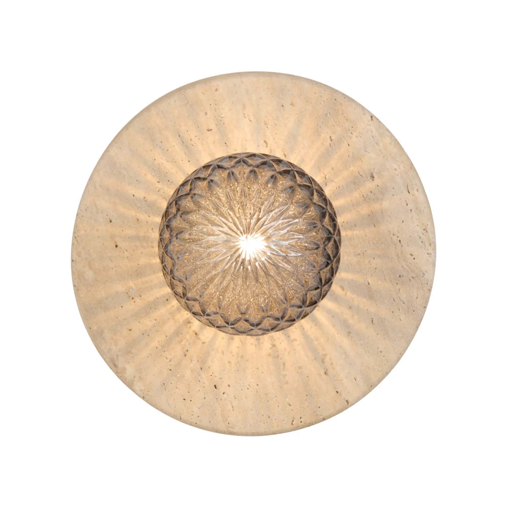 Varon Beige Travertine Wall Light