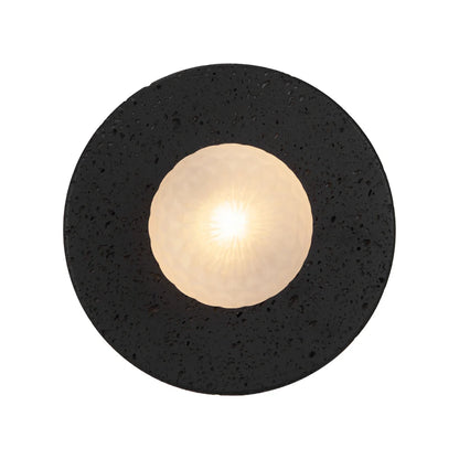 Varon Black Travertine Wall Light