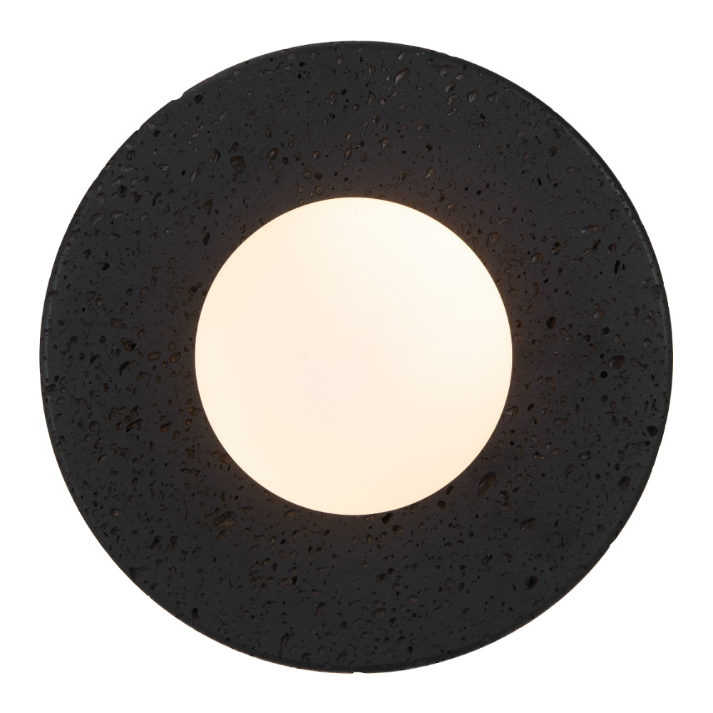 Varon Black Travertine Wall Light