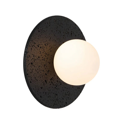 Varon Black Travertine Wall Light