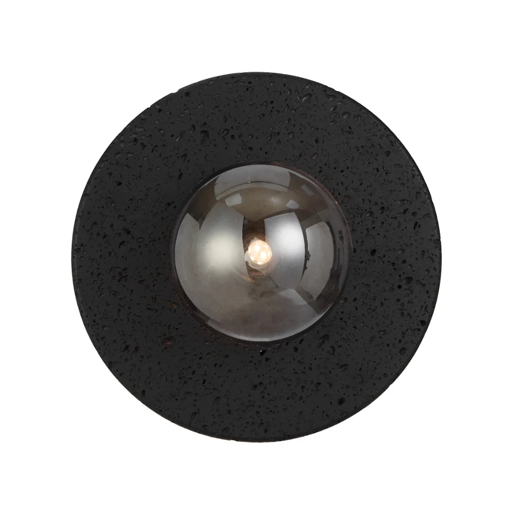 Varon Black Travertine Wall Light