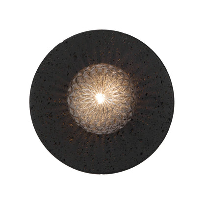 Varon Black Travertine Wall Light