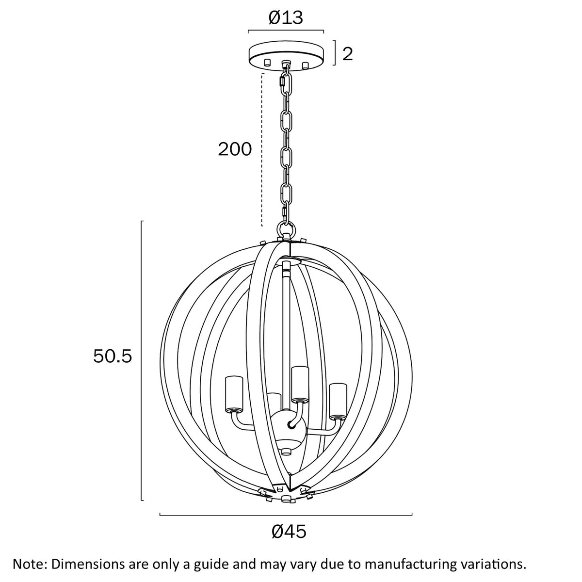 Vestal Round Pendant