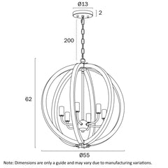 Vestal Round Pendant