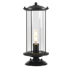 Watford Exterior Pillar Mount Black