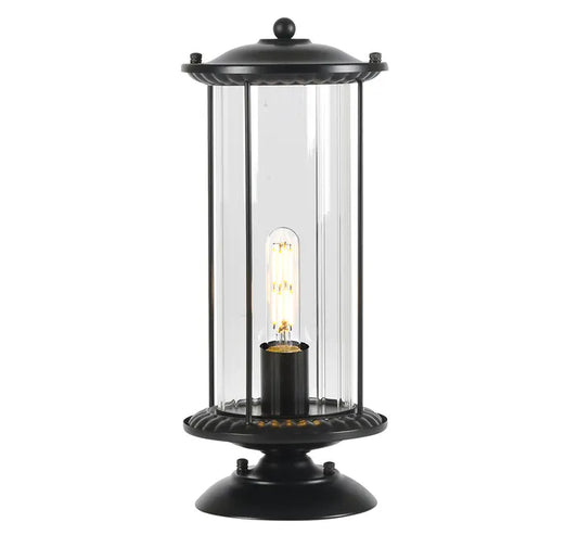 Watford Exterior Pillar Mount Black