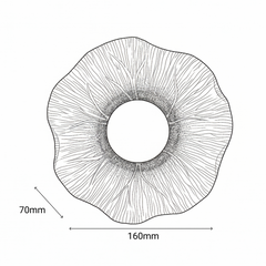 Lotus LED Wall Light