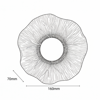Lotus LED Wall Light