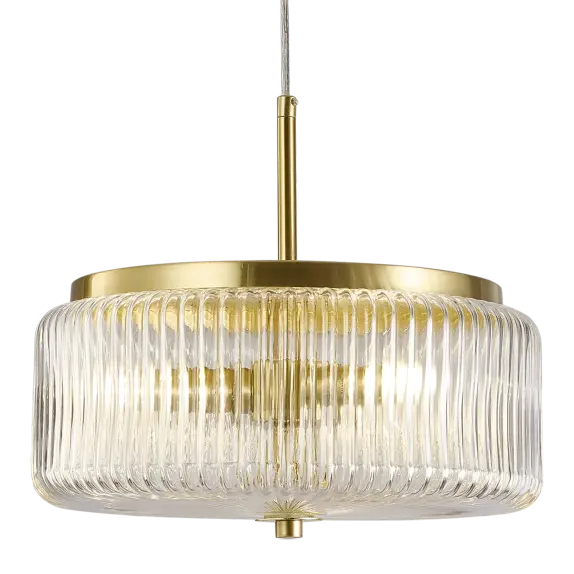 Whistler Ribbed Glass Pendant