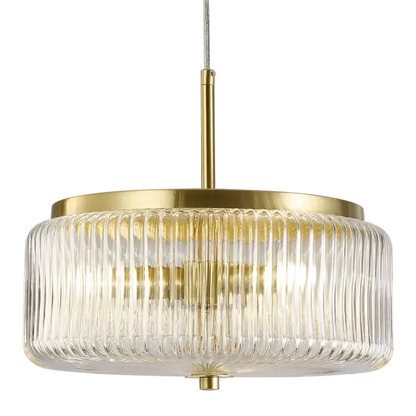 Whistler Ribbed Glass Pendant
