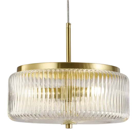 Whistler Ribbed Glass Pendant
