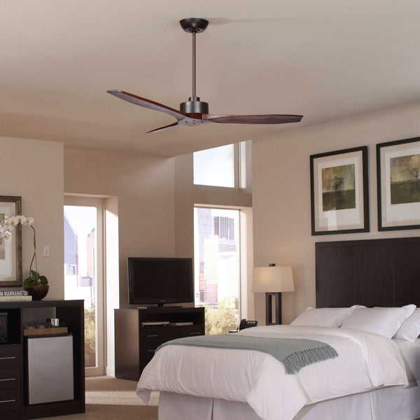 Wynd 54" v3 DC Ceiling Fan Oil Rubbed Bronze with Walnut Blades