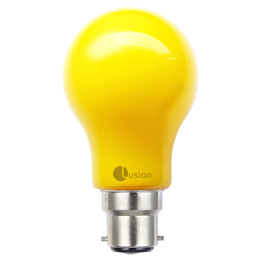 Coloured 3w LED B22 GLS Globe