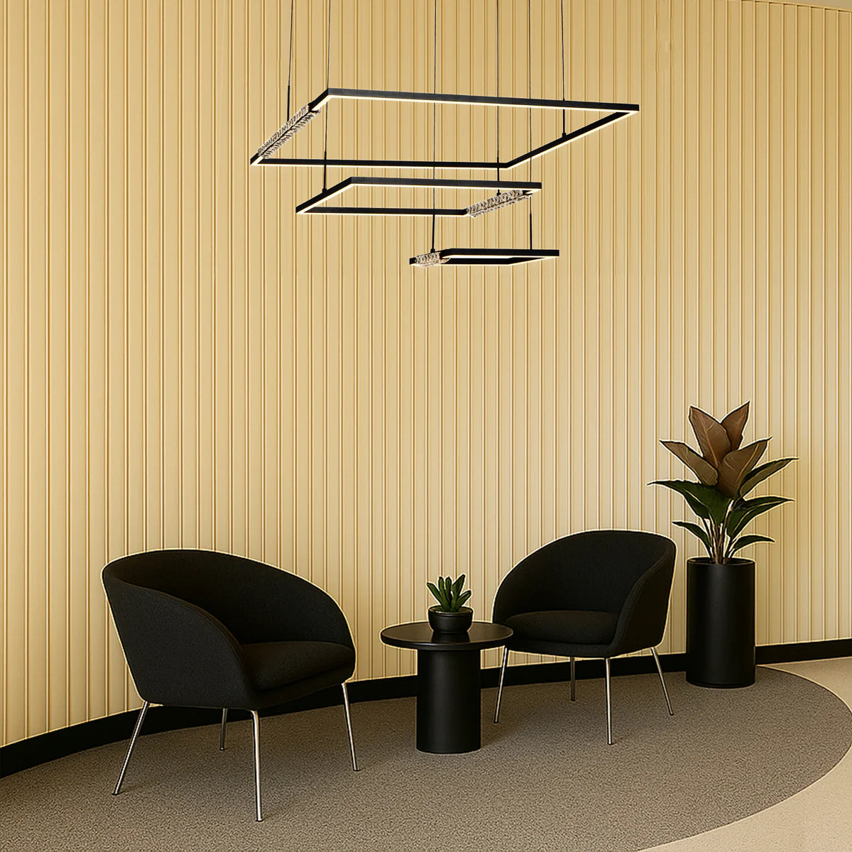 Zafra Square LED Pendant