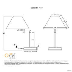 Zoe Touch Table Lamp