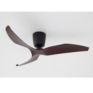 Aeratron FR Three Blade 50" Timber - Woodgrain Dark DC Ceiling Fan, light adaptable with remote control
