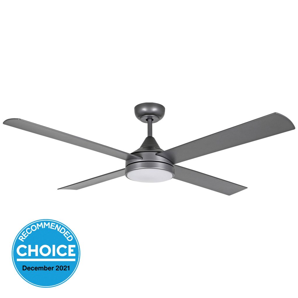 Stradbroke 52" DC Ceiling Fan Titanium LED Light Harvey Norman Lighting