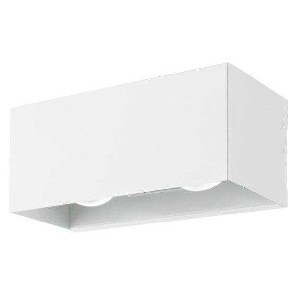 Lesmo Exterior Up/Down Wall Light White - Harvey Norman Lighting