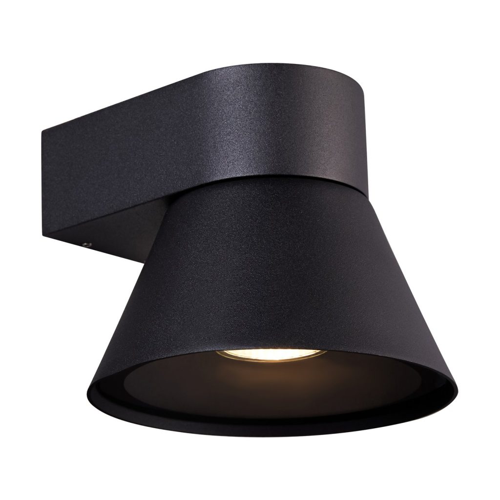 Kyklop Cone Exterior Wall Light Black Harvey Norman Lighting
